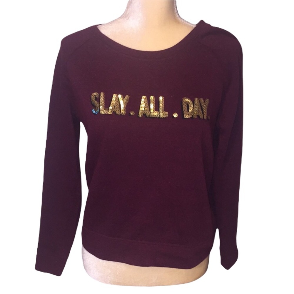 Atmosphere Slay All Day sweatshirt Sequins XS